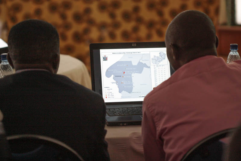 Akros technicians presented their findings at the IRS Micro Planning Meeting in Mansa.