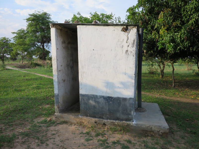 An example of latrine construction