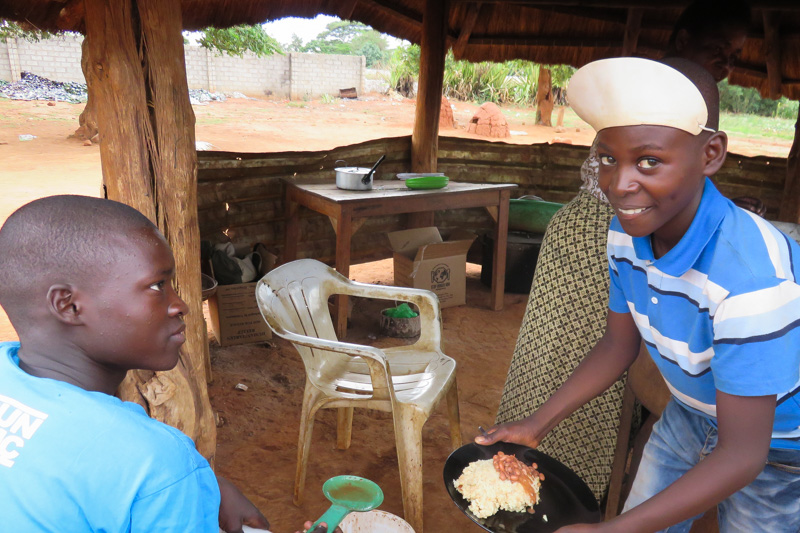 Akros staff was able to share a meal with the children at Mercy Ministries’ Chifundo School.