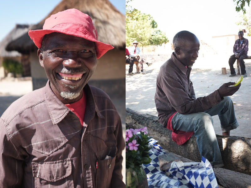 Elijah Charles Mwiinga, 70, is one example of the committed volunteer base that goes into making this network possible. Mr. Mwiinga is a Community Champion that reports sanitation data on his surrounding villages into the database.