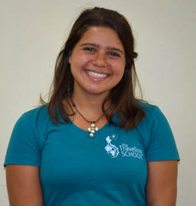 Claudia Ameijeiras, a Traveling School student